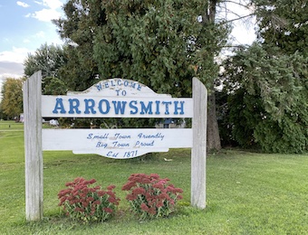 arrowsmith north entrance sign